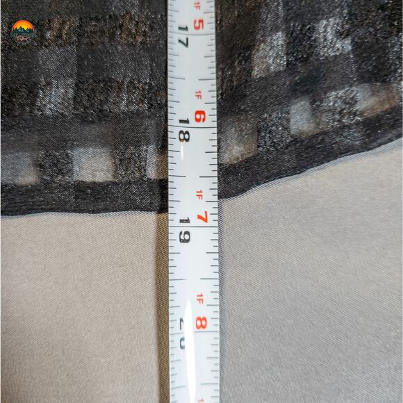 Elle Cropped Tank Top Black Sleeveless Back Zip Boho Chic Women's Size Large - Picture 6 of 9